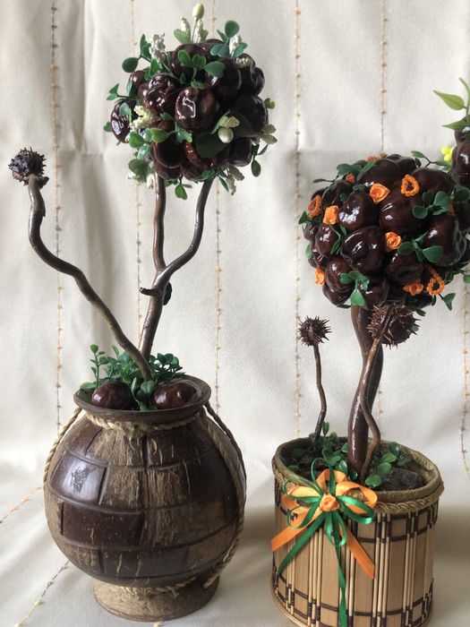 Топиарий, декор для дома, ручная работа