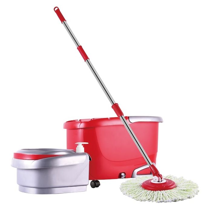 Set curatenie Kring AMBER, galeata cu centrifuga inox turbo