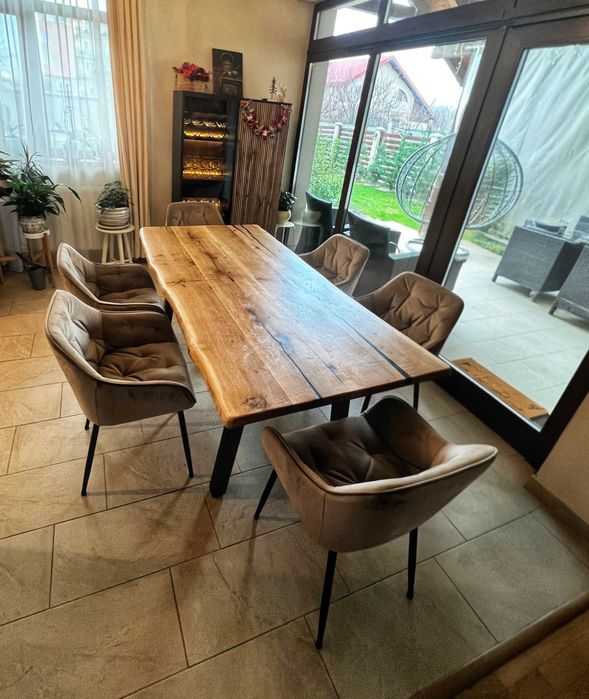 Masa din lemn de stejar pe comanda