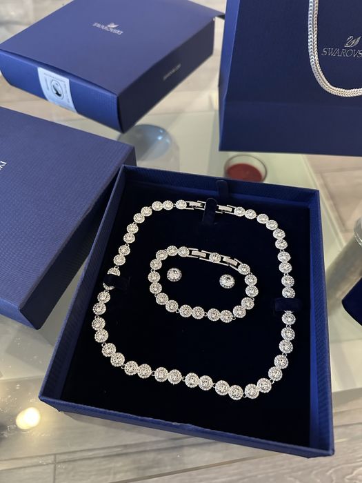 Set Swarovski Angelic Colier Lant , Bratara si cercei