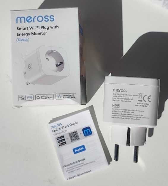 MEROSS Smart Plug WiFi 16A Energy Monitor - Умен смарт контакт