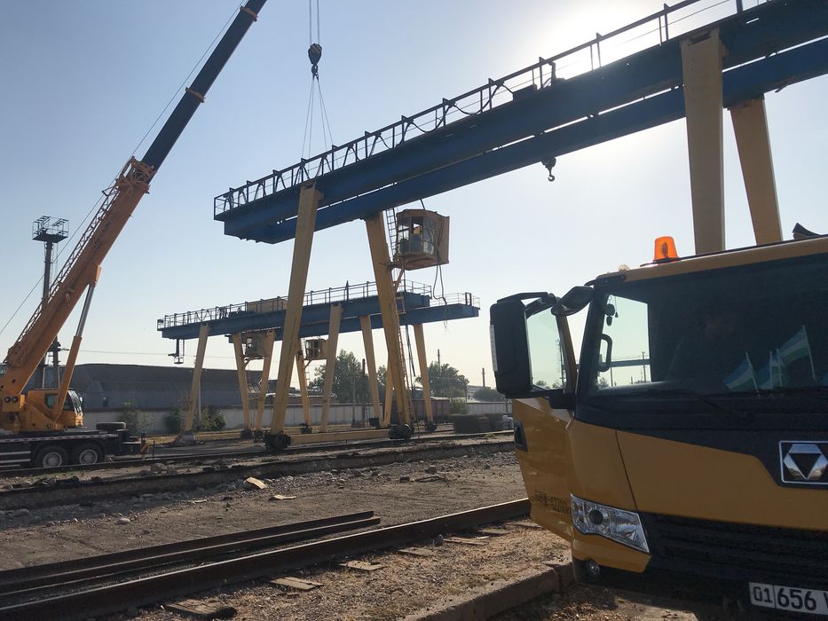 Казловой кран 6.3 т холати яхши Тошкентда