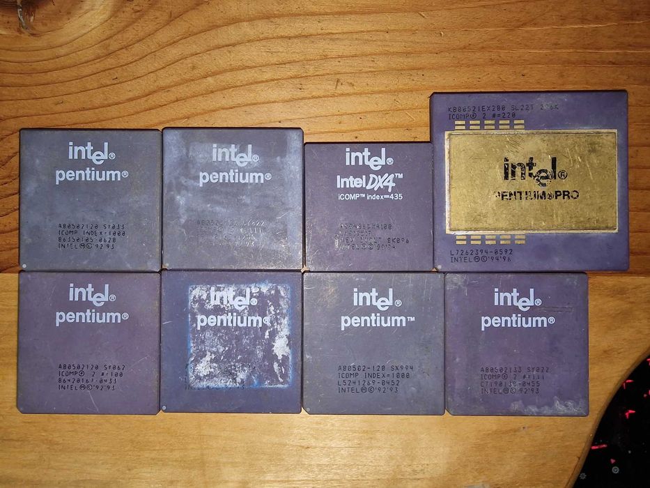 Lot procesoare vechi Intel