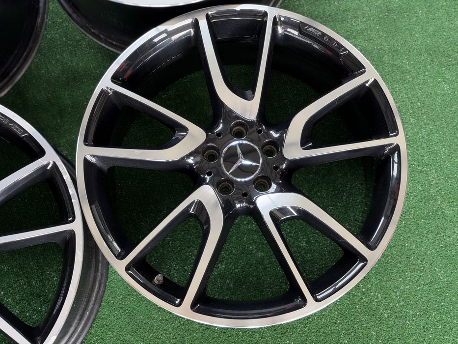 4бр. ОТЛИЧНИ 21” ОРИГИНАЛНИ *AMG* Спорт-Пакет Джанти 5х112 за -MERCEDES-BENZ GLC 43 AMG W253/C253/X253- *8.5J+9.5J, ET40+ET22*
