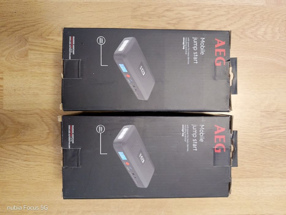 Vând Jump Starter AEG MOBILE / 15 Robot pornire Auto  1500A+Powerbank NOU