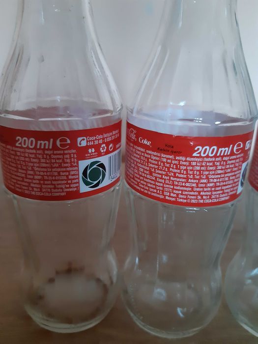 Бутилки (три броя) от Coca-Cola от 0.200 mll