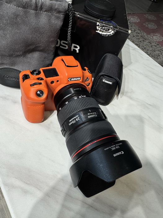 Canon R и переходник