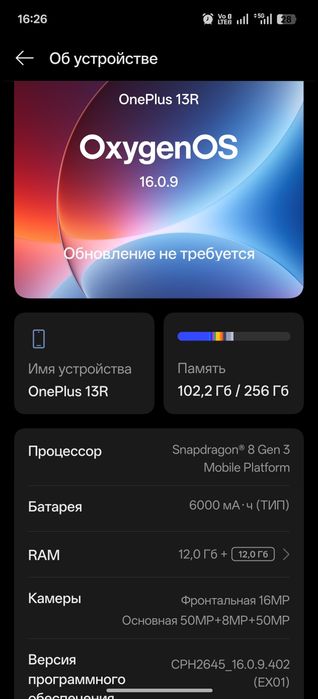 OnePlus 13r субфлагман