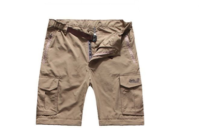 Jack Wolfskin (Германия) мужские летние дышащие хаки штаны-шорты