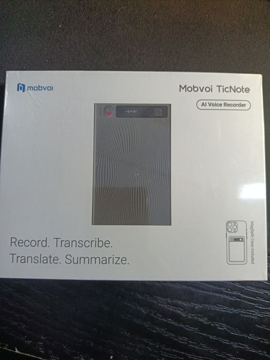 Reportofon AI Mobvoi Ticnote 64gb, nou, sigilat
