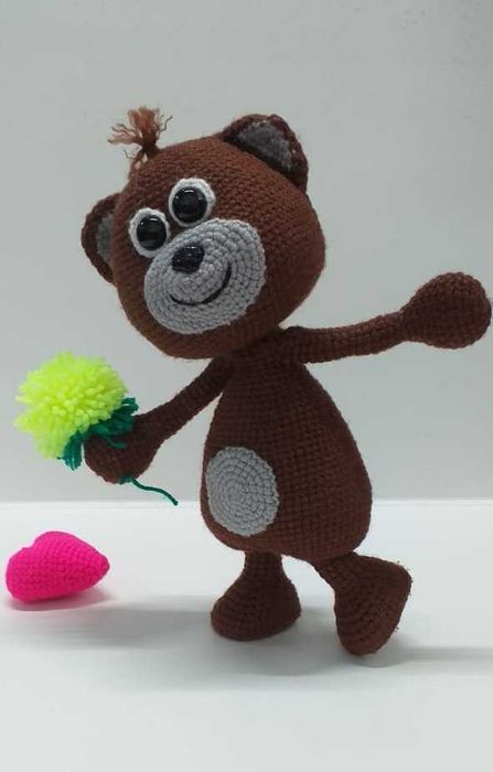 Игрушки вязаные "Мишки для любимых"