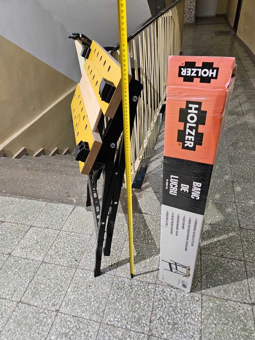 Banc masa de lucru Dedeman pliabil, capacitate max 150kg