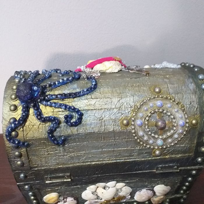 Пиратский сундук-шкатулка