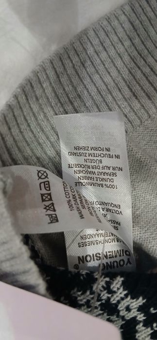 Коледни пуловери  1-2г, Н&М, УD 100% памук