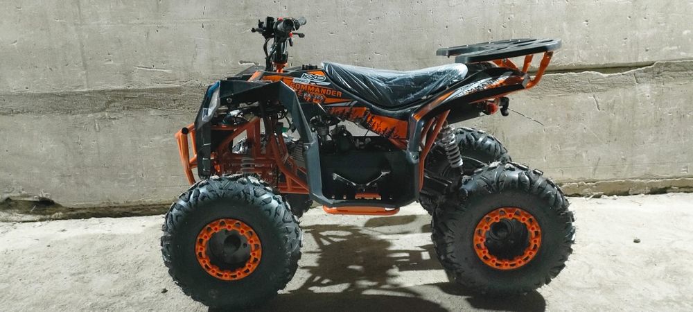 Atv Quad cu motor pe benzina in 4 timpi de 125cc cu 3+1 viteze NOU KXD