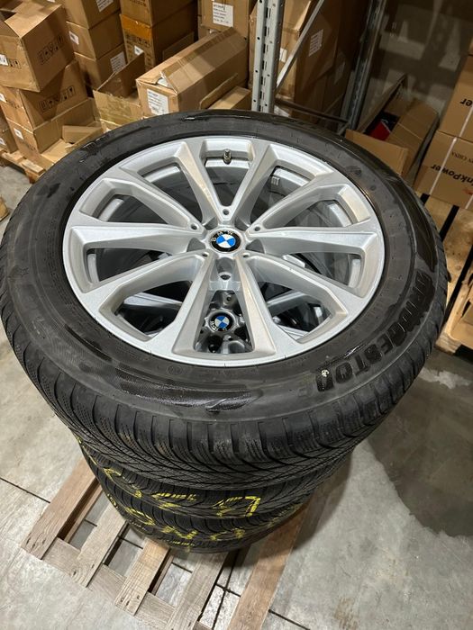 Jante 20 inch cu anvelope iarna, originale BMW X7 G07
