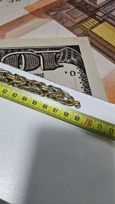 Lanṭ Aur 14 K.585.Model deosebit.Preṭ/gr 600 Lei