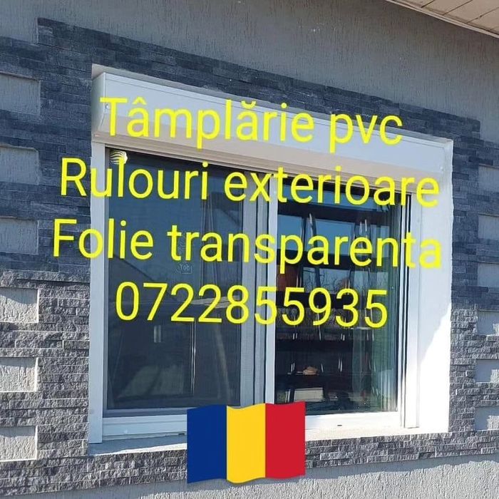 Rulouri exterioare,  folie transparenta