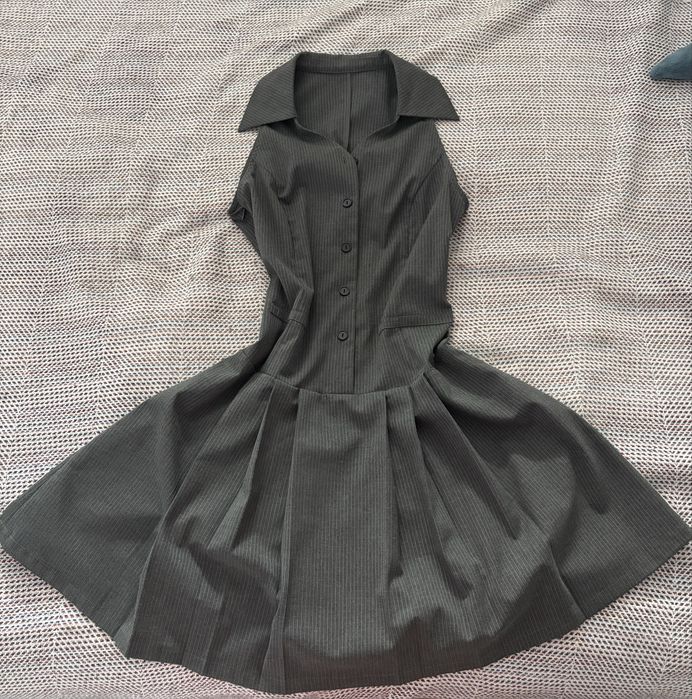 Платье-рубашка в стиле academic, preppy