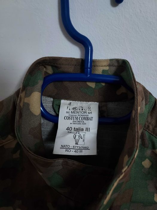 Uniformă echipament combat, măsura 40/III.