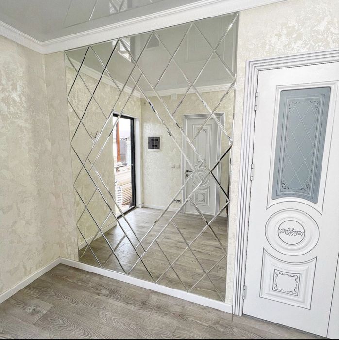 Зеркало мозайка,ромбики,панно