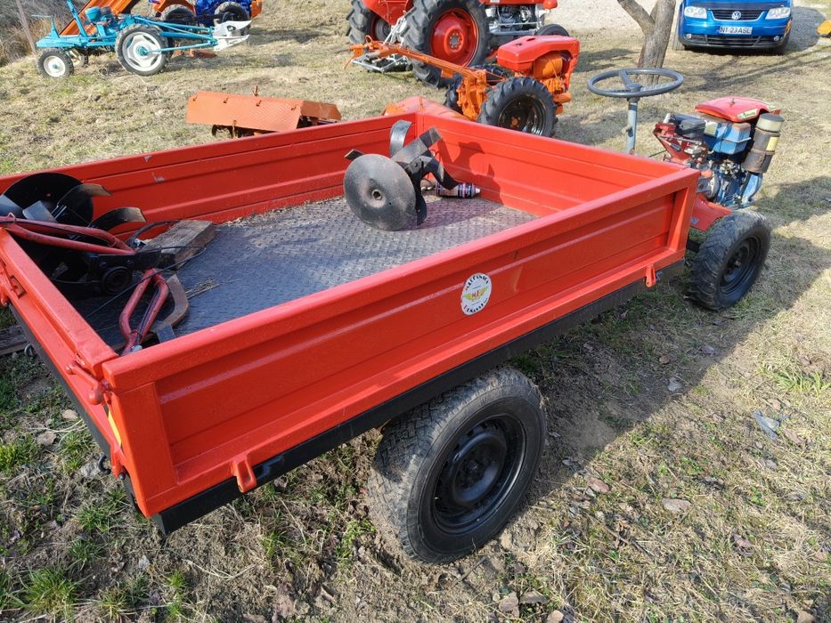 Motoagricola 4x4 MB cu remorca basculabila