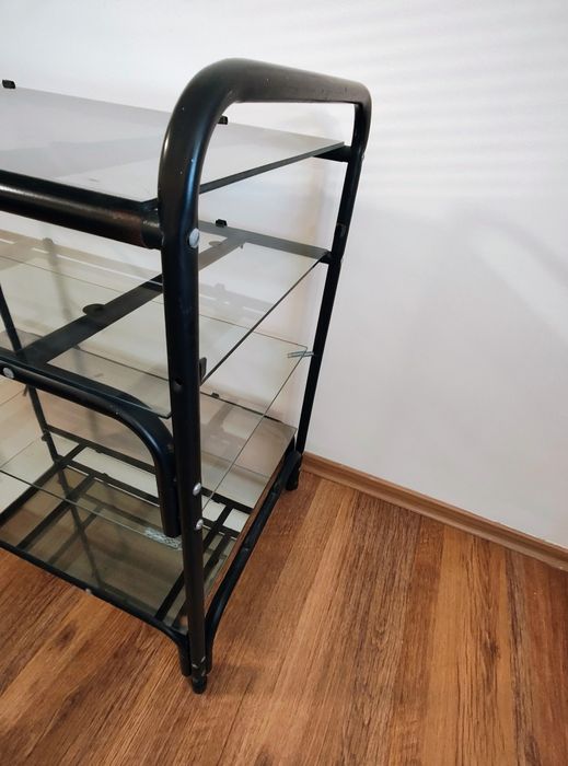 Етажерка стъкло/метал
