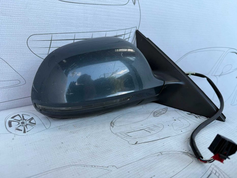 Oglindă Retrovizoare Dreaptă Electrică 6 Pini Audi A4 S4 B8 8K 8K2857410D / 857410D 2009 / [2008-2015] / (5A3)