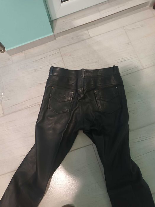 Кожен панталон от дебела кожа