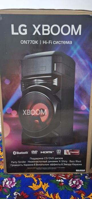 LG X BOOM ON77DK muzikalniy sentr