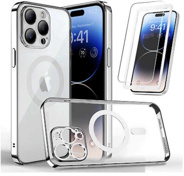 Iphone 14/15/16E/17/PRO/MAX/PLUS/AIR Husa Infin Magsafe + Folie Sticla