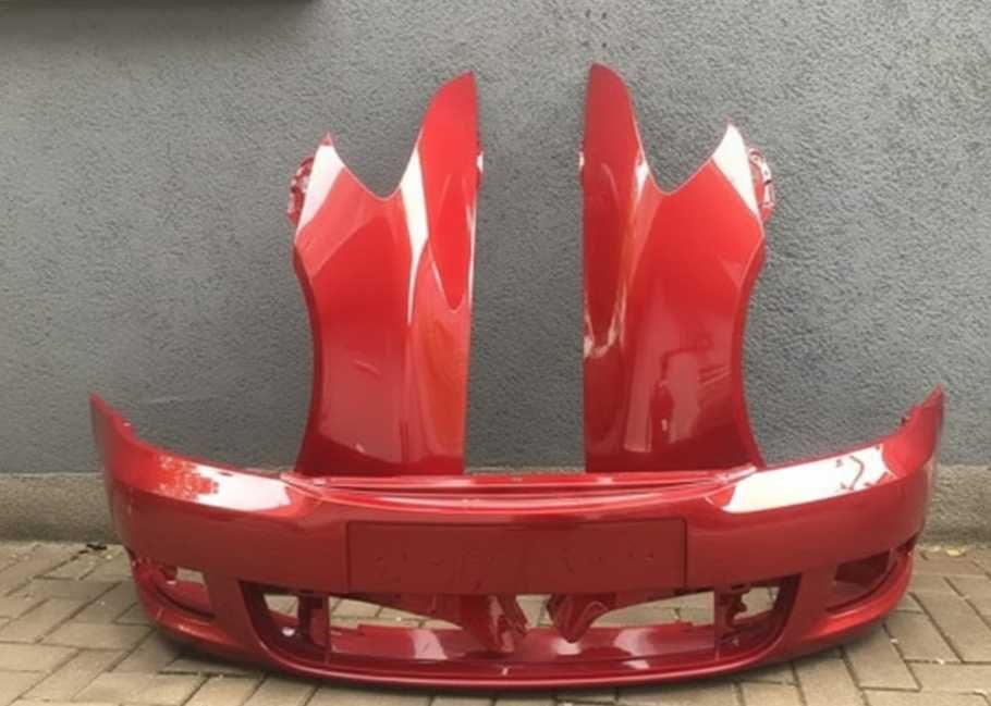 Bara & Aripa Fata Dreapta + Stanga Skoda Octavia 2 08-13 Vopsita Rosu