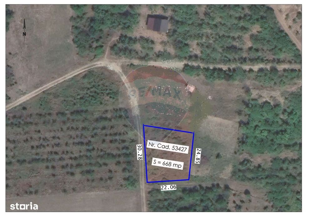 De vânzare teren intravilan 668 mp, Săldăbagiu de Munte
