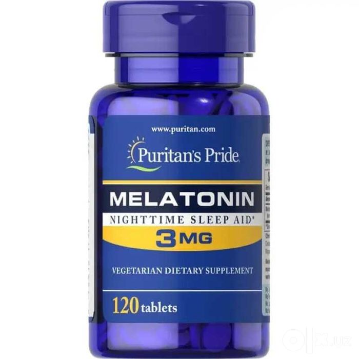 Мелатонин 3мг Puritan's Pride Melatonin 3 mg 120 tablets USA