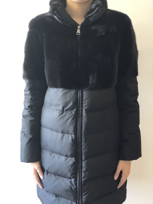 Пуховик с норкой