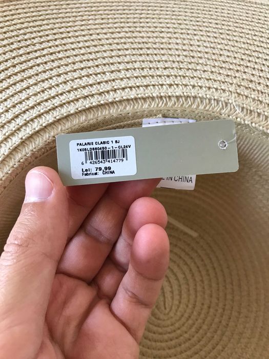 Pălărie clasică de vară cu bor mare Pălărie de soare reglabilă