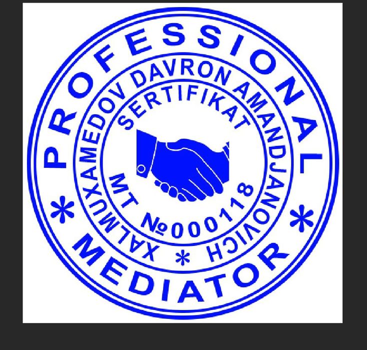 Адвокат ва Профессионал медиатор хизматлари