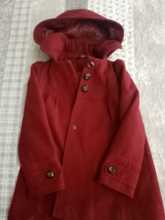 Palton vișiniu 4-5
