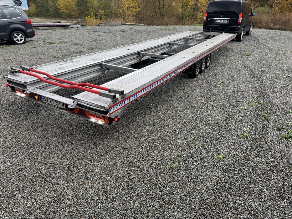 Vand trailer dublu Fitzel 2 pozitii full aluminiu