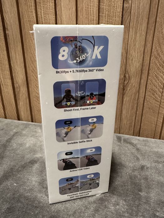 ЧИСТО НОВА Insta360 X4 спортна екшън камера