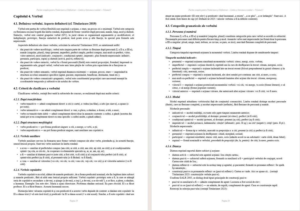 Pregatire Titularizare si Definitivat Limba si Literatura Romana – Sinteze + Subiecte rezolvate (2017–2026), 2 volume, ghid complet pentru profesori