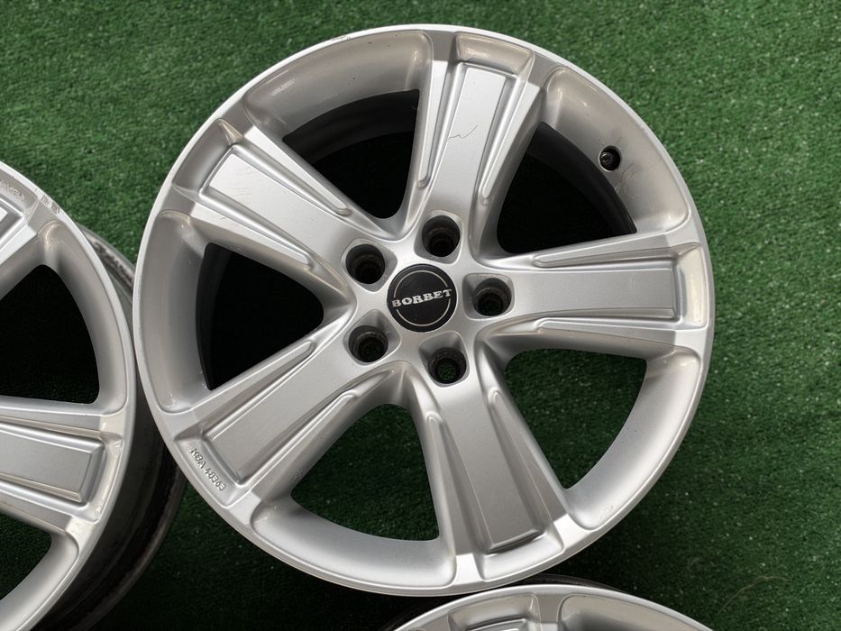 4бр. Алуминиеви 17” Джанти 5х114.3 *BORBET* за -HONDA/MAZDA/HYUNDAI/KIA/SUZUKI/японски- 7.5Jx17H2, ET50