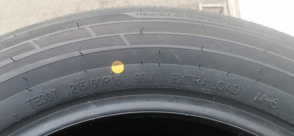 Летние шины 215/60/16 Triangle TE307 (99V)