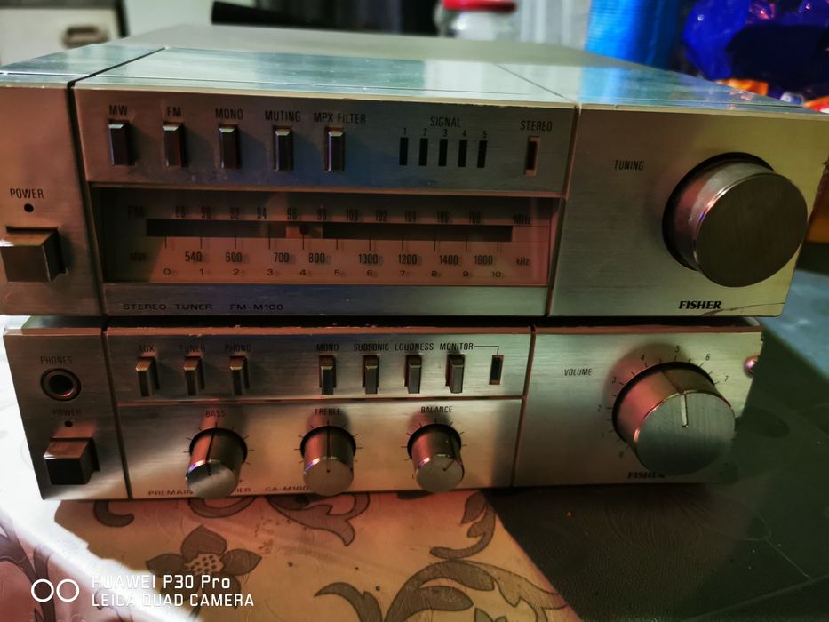 Fisher CA M 100+Fiher fm100