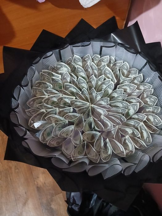 Денежный букет 50 доллар