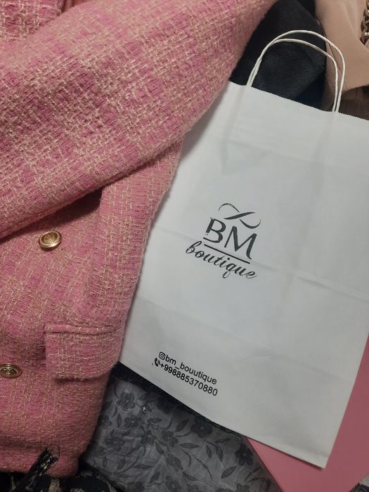 Твидовый турецкий костюм розового цвета