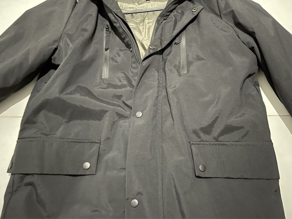 Geaca de iarna cu gluga blana karl lagerfe Guess Calvin klein Superdry