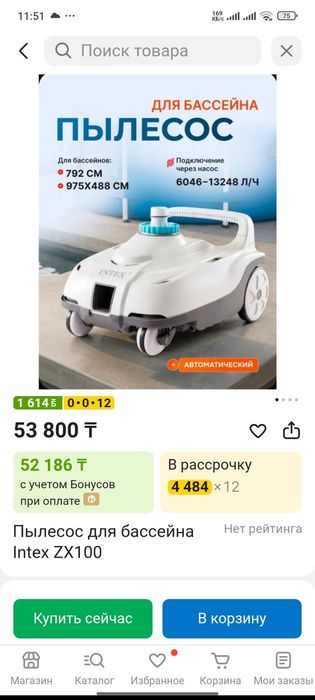 Пылесос для бассейна