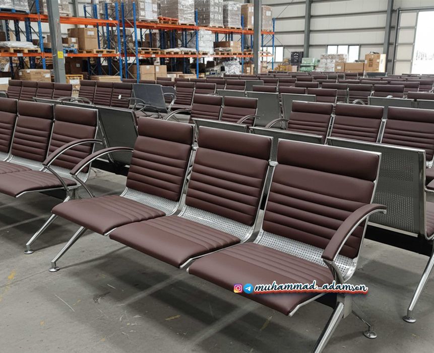 Премиум Скамьи для ожидания из нержавейки – Доставка 0 сум!