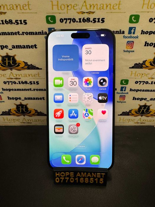 Hope Amanet P3 Iphone 15 Pro Max / 256 gb / 95% baterie